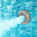 Gallons Per Hour 2 in 1 Filter Pump and Skimmer System with Clamps and 1.5 Inch Hose Fitting for Above Ground Swimming Pools