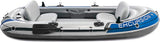 Excursion Inflatable Boat Series: Includes Deluxe 54in Boat Oars and High-Output Pump – SuperTough PVC – Adjustable Seats with Backrest – Fishing Rod Holders – Welded Oar Locks