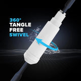 Premier Robotic Pool Cleaner (2025 Model) with Multimedia, Oversized Leaf Bag, Standard & Ultrafine Filters, Weekly Timer, Waterline Cleaning & More �� for In-ground Swimming Pools up to 50ft