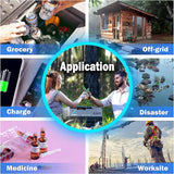 Protable Car Refridgerator, 32Qt Car Freezer with APP Control, 12V Cooler Freezer for Camping, Picnic, Hiking, RV, Boat