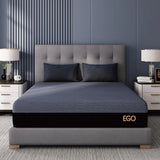 S14 Inch King Size Memory Foam Mattress for Back Pain, Cooling Gel Mattress Bed in a Box, Made in USA, CertiPUR-US Certified, Therapeutic Medium Mattress, 76x80x14 Black