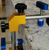 Angle 90 Degree Countertop Seam Setter with 6" Suction Cup for Seam Joining & Leveling/Professional Countertop, granite . Stone, Marble Slab Installation. (2 PACK) (6" seam setter)