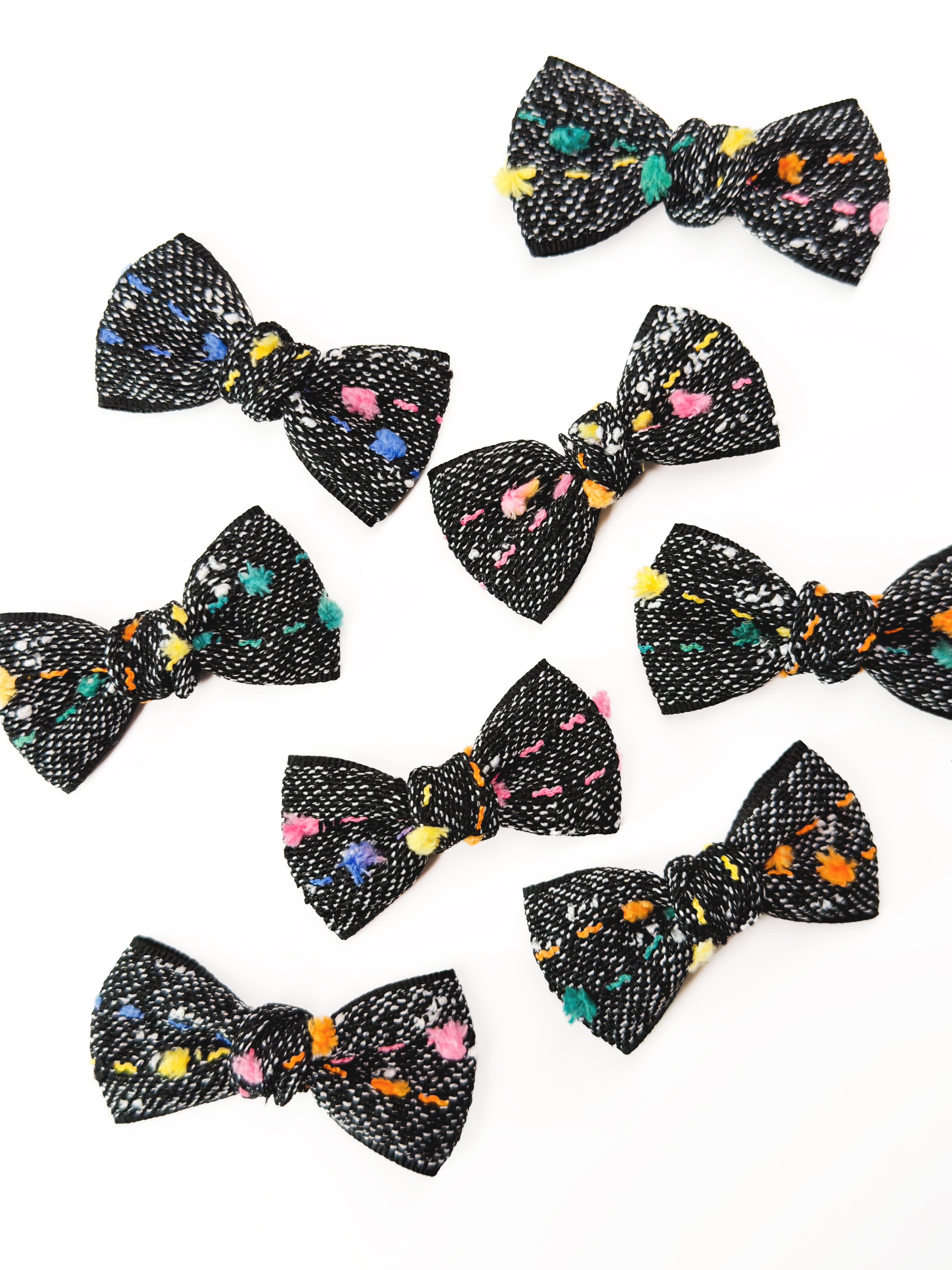 BALOVESYOU  Crayon Confetti Pet Hair Clips