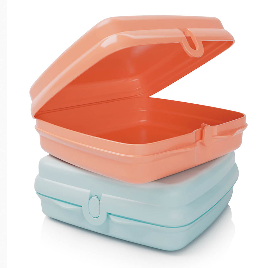 Tupperware? Sandwich Keepers – 2 Easy-Open Lunch Boxes for Kids