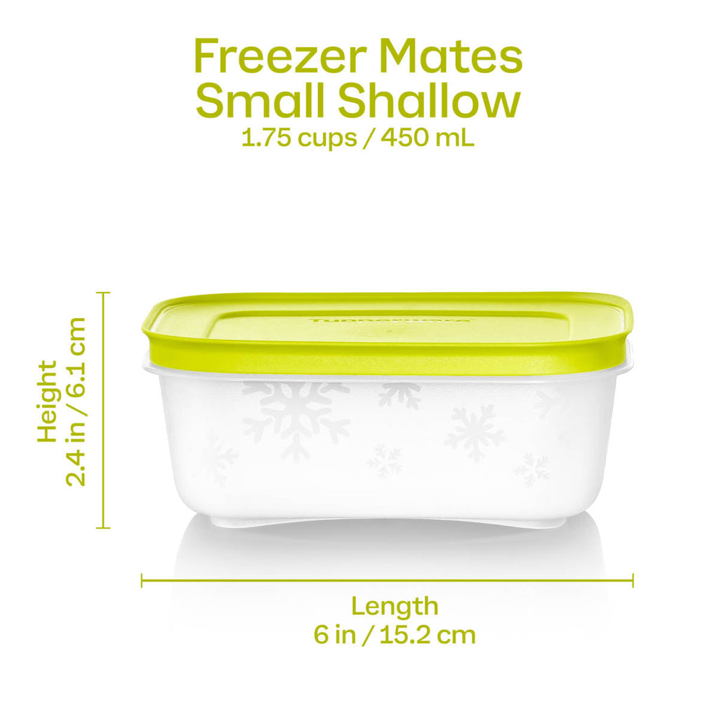 Tupperware? Freezer Mates? PLUS Small Shallow | 4-Piece Container Set