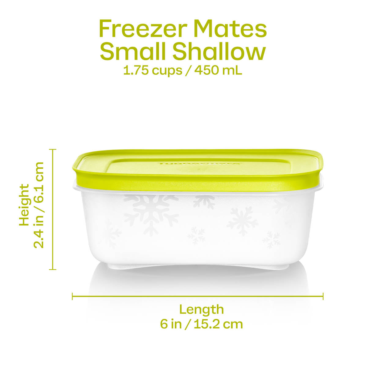 Tupperware? Freezer Mates? PLUS Small Shallow | 4-Piece Container Set