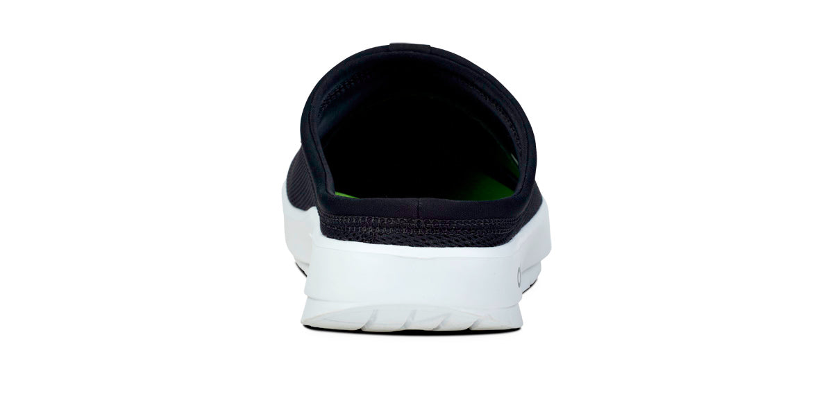 Men’s OOcoozie Sport Mule – White Black (SALE)