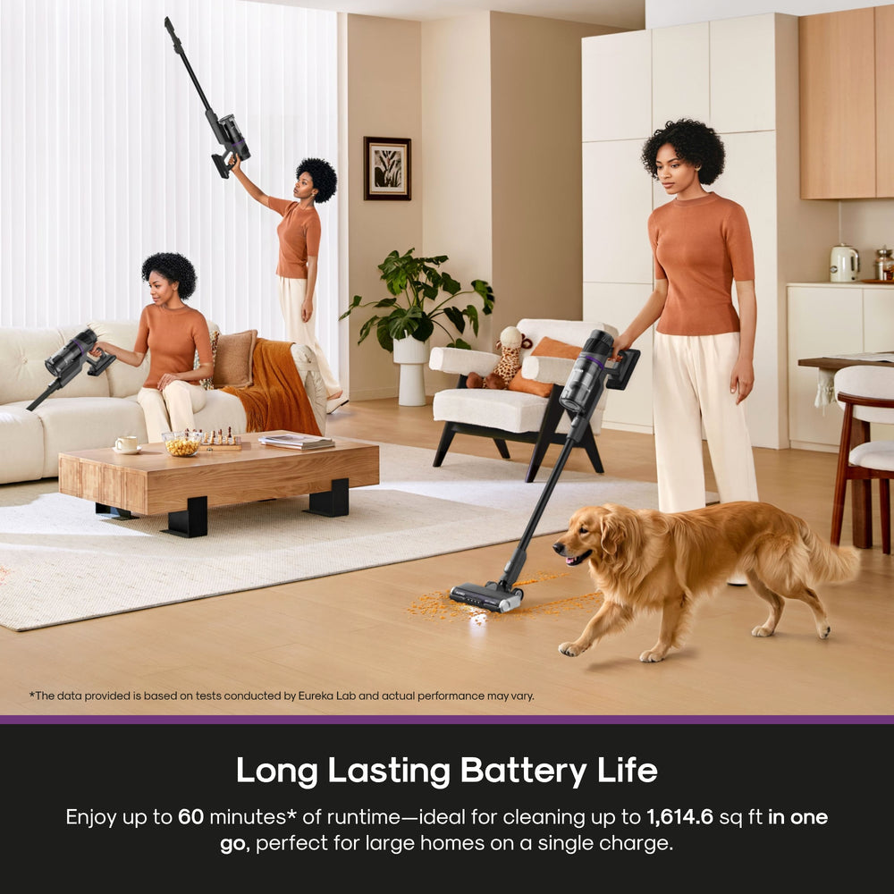 Eureka ReactiSense 440 – Smart Cordless Stick Vacuum with LED & Sensor Tech