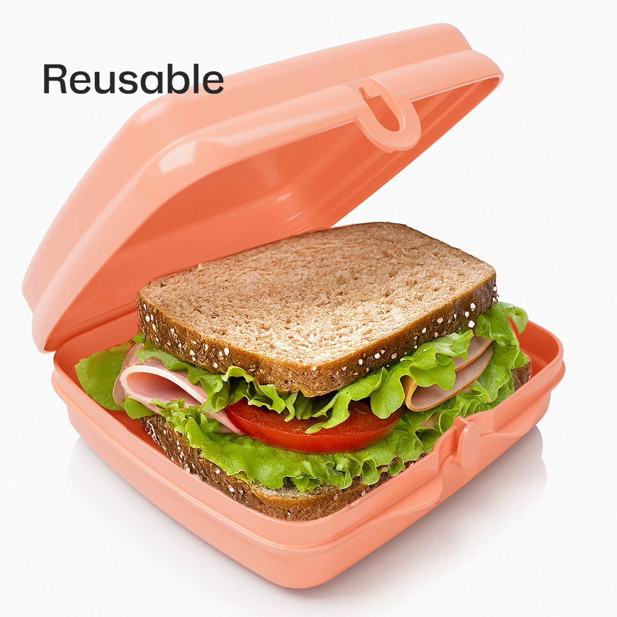 Tupperware? Sandwich Keepers – 2 Easy-Open Lunch Boxes for Kids