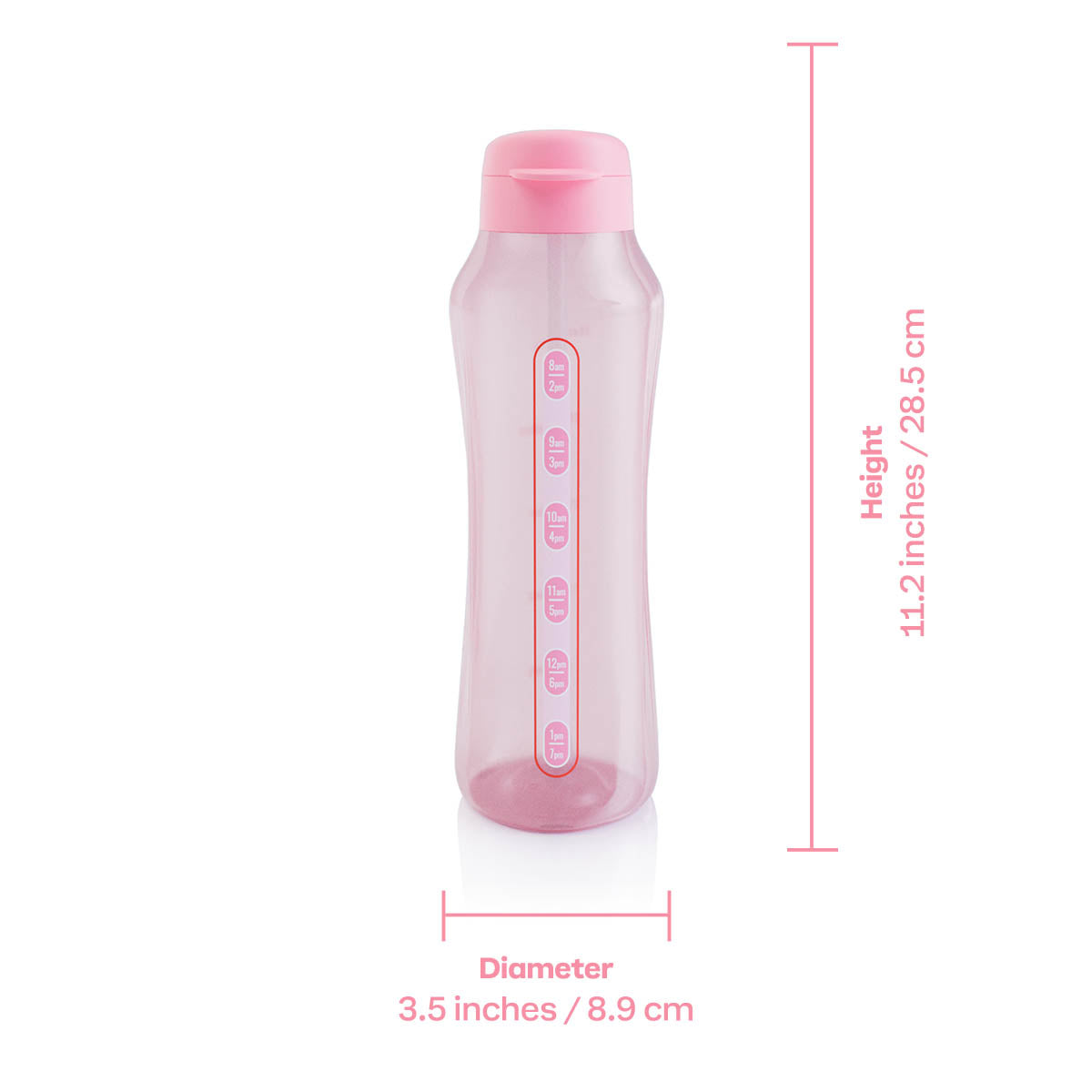 Tupperware? AquaVibe? Water Bottle | 40 oz. / 1.2 L (Pink)
