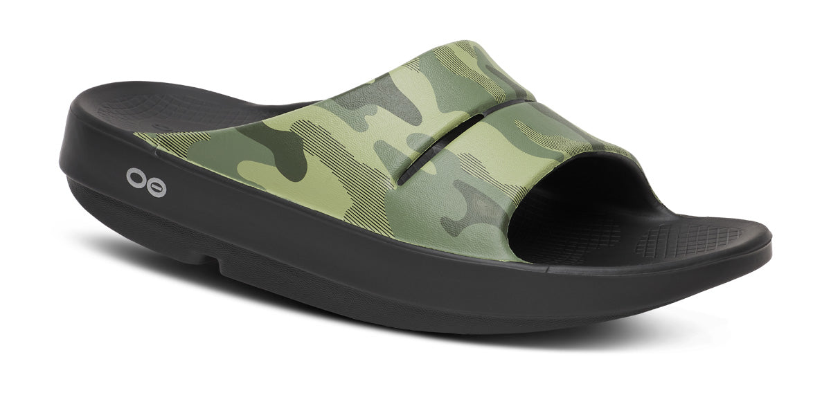 Women’s OOahh Sport Slide Sandal – Green Camo