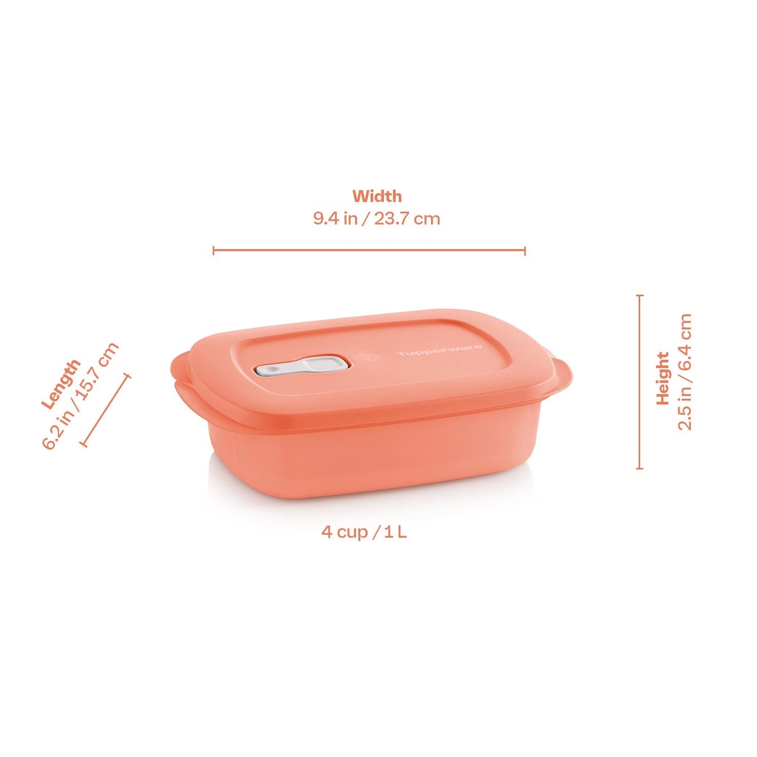 CrystalWave? PLUS | Rectangular | 4-cup / 1 L