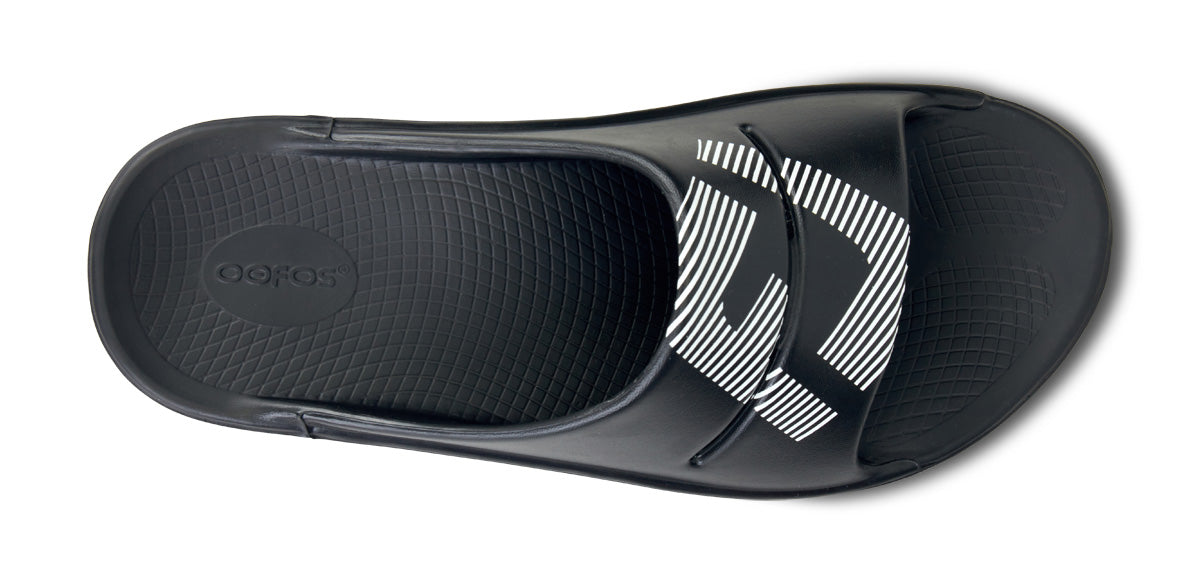 FJ X OOFOS Women’s OOahh Sport Slide Sandal – Black