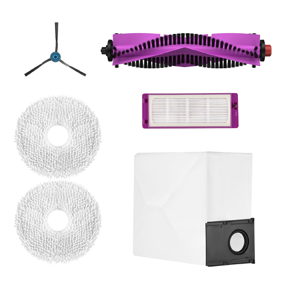 J15 Pro Ultra Accessories Kit – Side Brush, Mop Pad, Roller & Filter Set