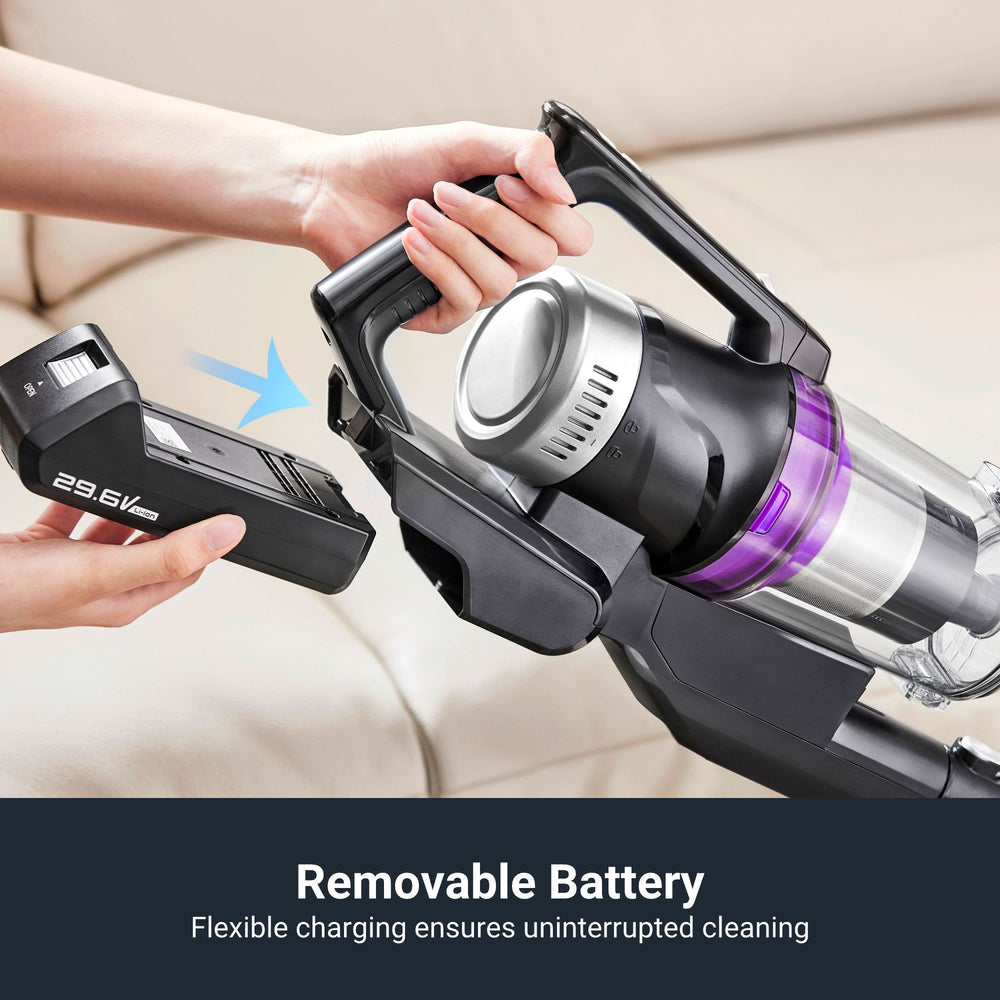 Eureka Stylus Elite NEC490 Cordless Stick Vacuum With Self-Emptying Station
