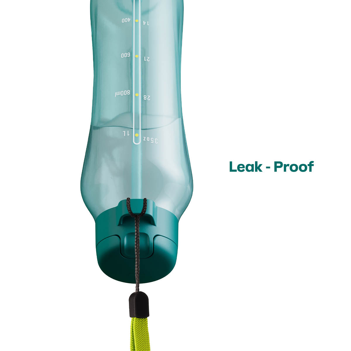 Tupperware? AquaVibe? Water Bottle | 40 oz. / 1.2 L (Green)