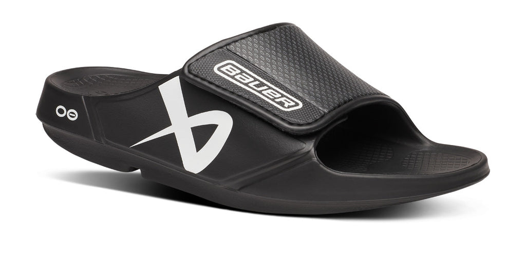 BAUER/OOFOS Women’s OOahh Sport Flex Sandal ?C Black