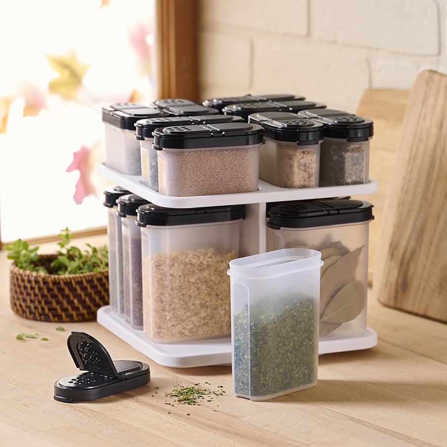 Tupperware? Spice Carousel Set | 17-pc with Small and Large Shakers