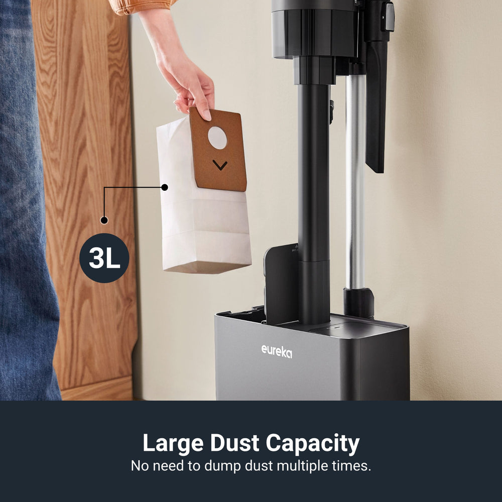 Eureka Stylus Elite NEC490 Cordless Stick Vacuum With Self-Emptying Station