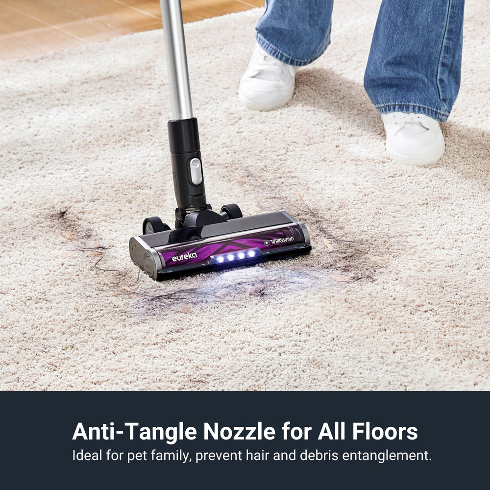 Eureka Stylus Elite NEC490 Cordless Stick Vacuum With Self-Emptying Station