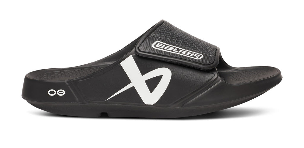 BAUER/OOFOS Women’s OOahh Sport Flex Sandal ?C Black