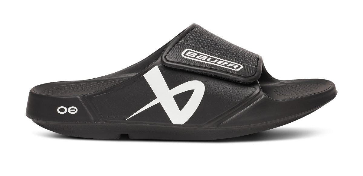 BAUER/OOFOS Women’s OOahh Sport Flex Sandal ?C Black