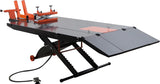 1500LB Air-Operated Motorcycle & ATV Lift Table – 48" Wide with Side Extensions, 2-Year Warranty