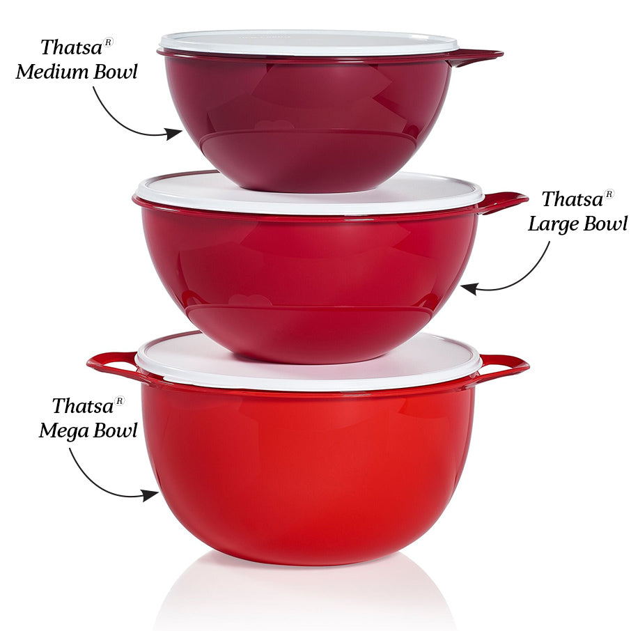 Tupperware Thatsa? Bowl | Airtight. Leakproof. Mixing Bowl. 32-cups / 7.8 L