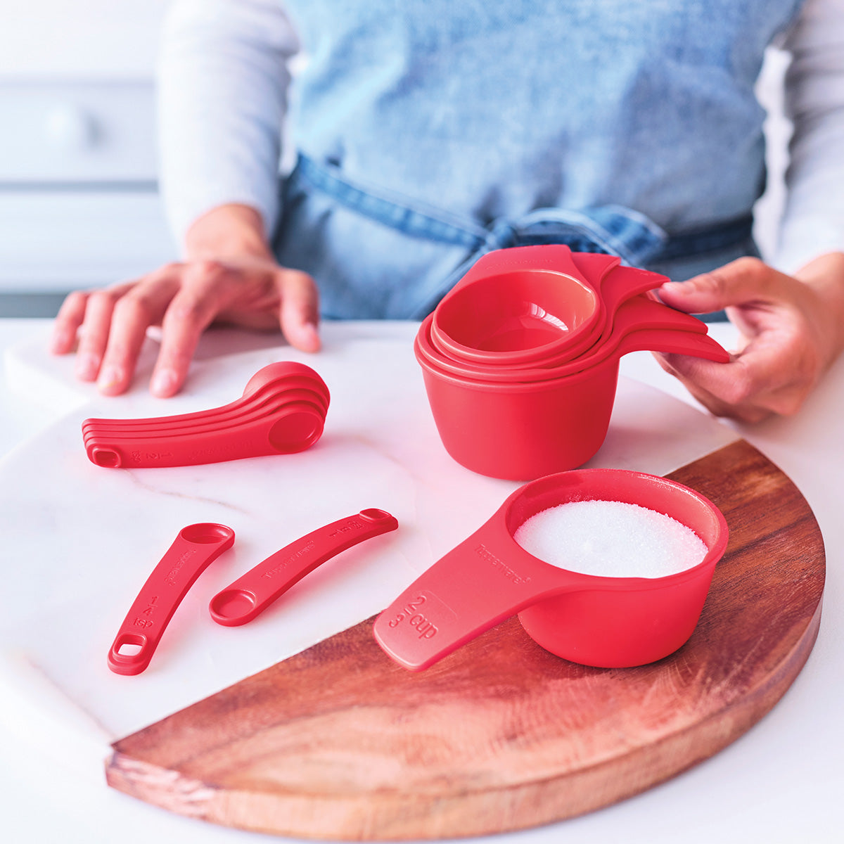 Tupperware? Measuring Mates Set | 6 Measuring Spoons. 6 Measuring Cups
