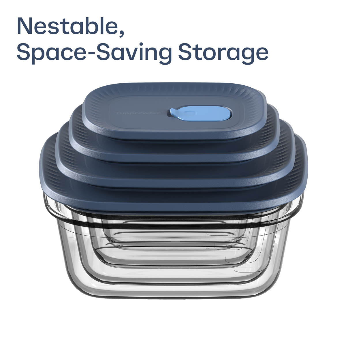 Tupperware Voila? Glass Food Storage Container | Rectangular Large