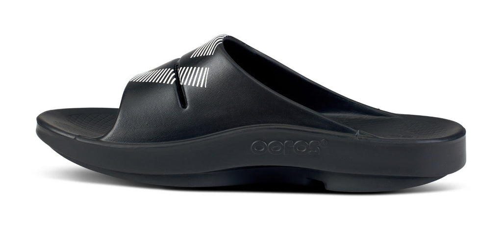FJ X OOFOS Women’s OOahh Sport Slide Sandal – Black