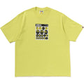 BAPE STICKER GRAPHIC RELAXED FIT TEE MENS