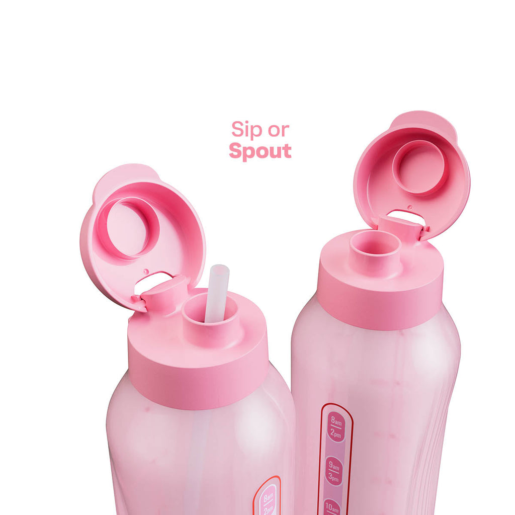 Tupperware? AquaVibe? Water Bottle | 40 oz. / 1.2 L (Pink)