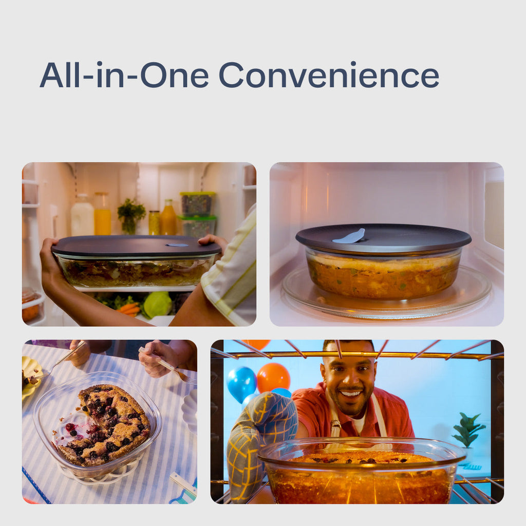 Tupperware Voila? Glass Rectangular XL Bakeware | Airtight Baking Dish