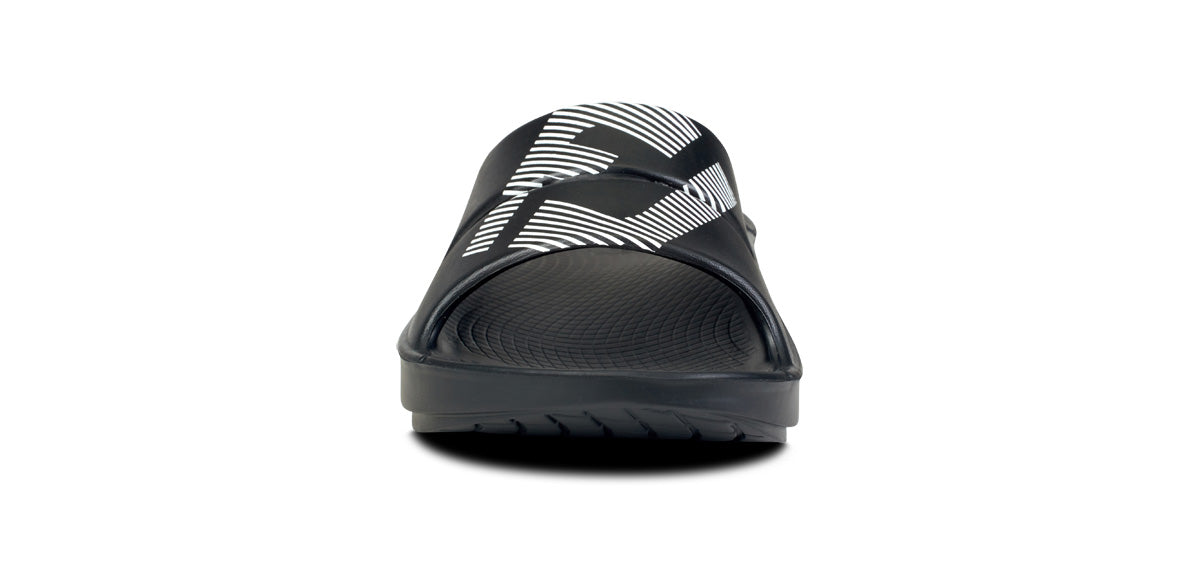 FJ X OOFOS Women’s OOahh Sport Slide Sandal – Black