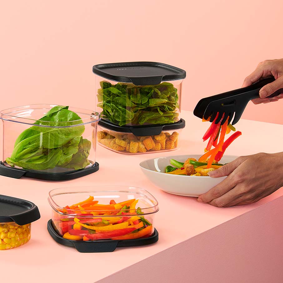 Tupperware? Ultra Clear Square | 5-piece Set