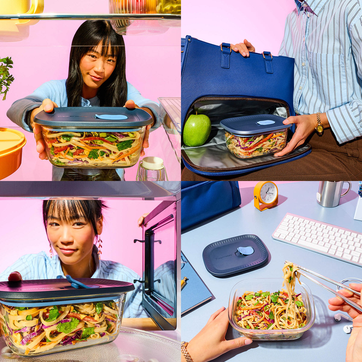 Tupperware Voila? Glass Food Storage Container | Rectangular Medium
