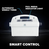 Premier Robotic Pool Cleaner (2025 Model) with Multimedia, Oversized Leaf Bag, Standard & Ultrafine Filters, Weekly Timer, Waterline Cleaning & More �� for In-ground Swimming Pools up to 50ft