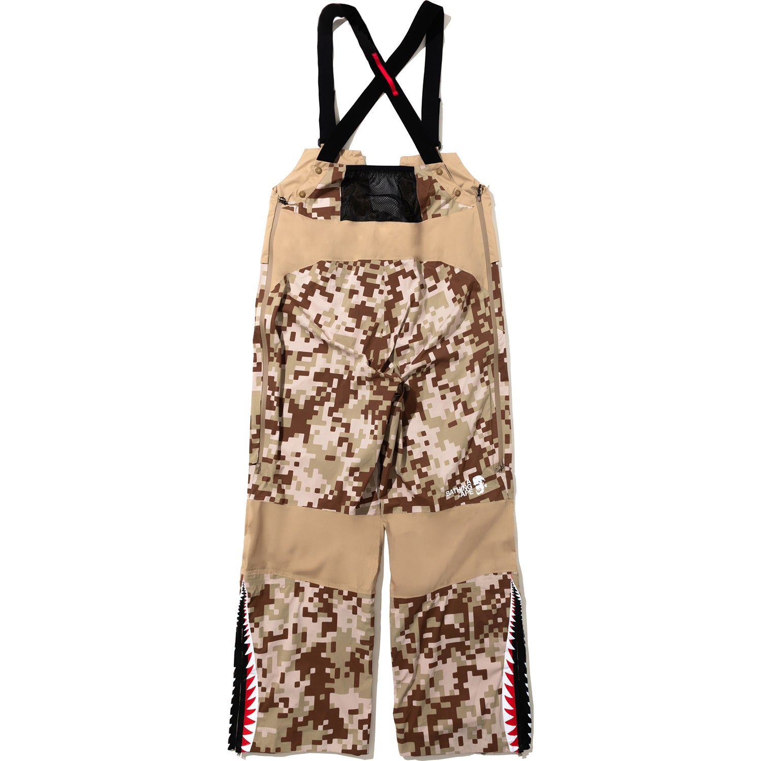 BAPE BY KAZUKI KURAISHI UAP CAMO SHARK SNOWBOARD OVERALLS MENS