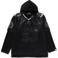 BAPE US BLACK FRIDAY MESH LAYERED RELAXED FIT PULLOVER HOODIE MENS