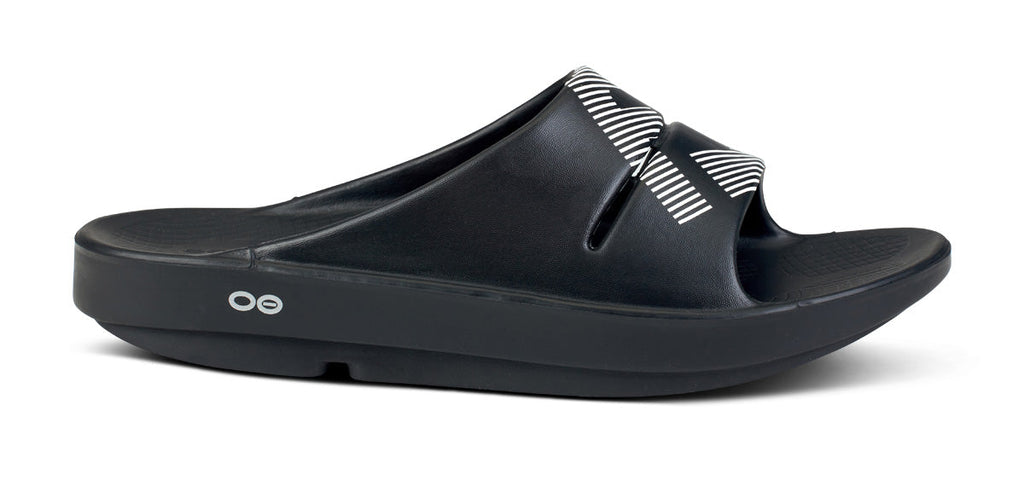 FJ X OOFOS Women’s OOahh Sport Slide Sandal – Black