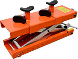 1500LB Air-Operated Motorcycle & ATV Lift Table – 48" Wide with Side Extensions, 2-Year Warranty