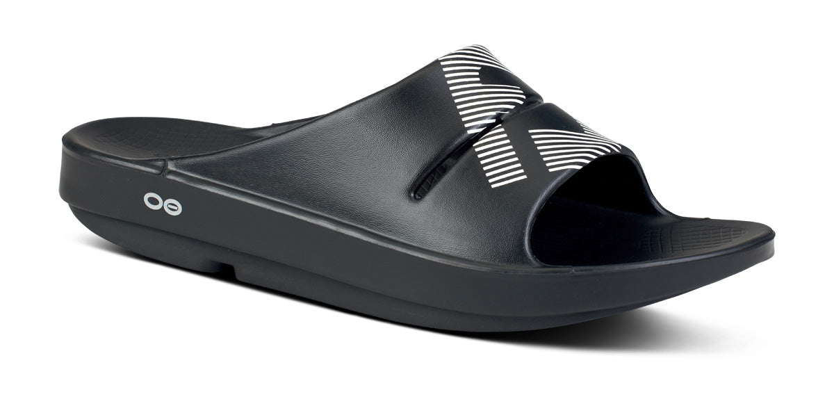 FJ X OOFOS Women’s OOahh Sport Slide Sandal – Black