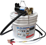 Marine Quick Oil Changer, Flexible Impeller Pump, Reversing Switch 3.5 Gallon, 12-Volt, Non CE, White