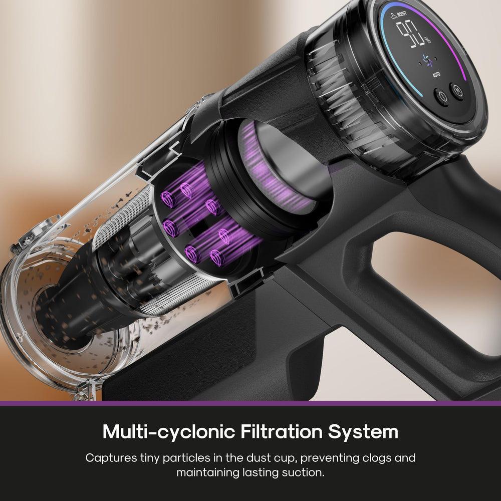 Eureka ReactiSense 440 – Smart Cordless Stick Vacuum with LED & Sensor Tech
