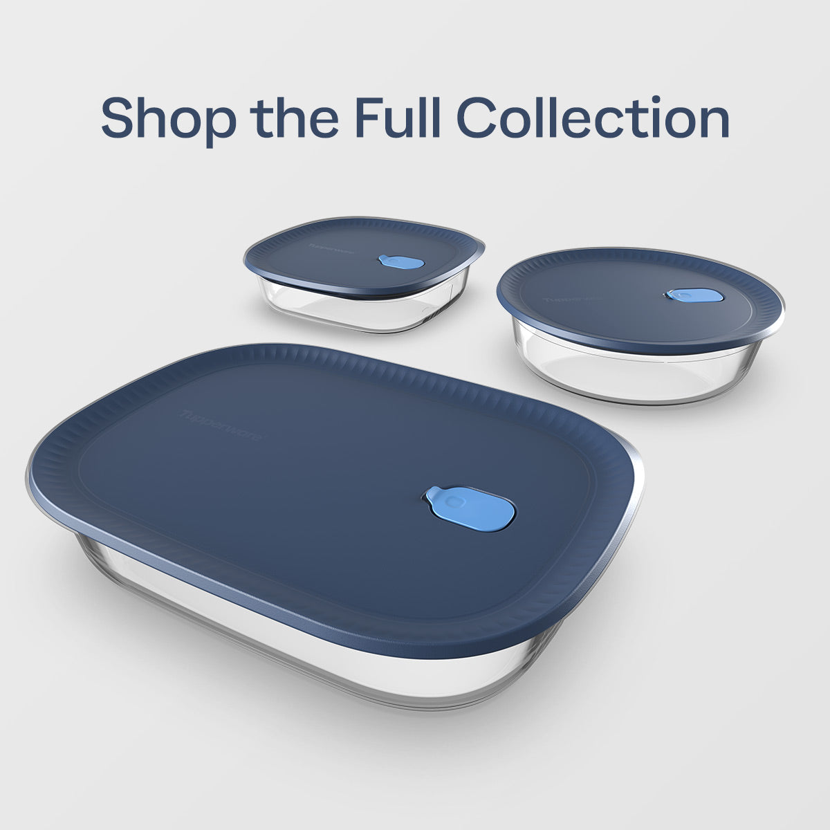 Tupperware Voila? Glass Round Bakeware | Airtight Food Storage Dish
