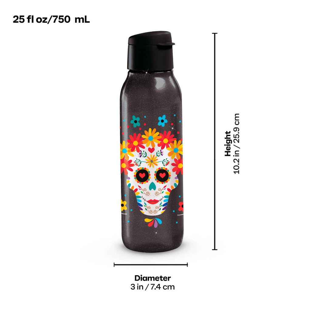 Tupperware? Dia De Los Muertos Eco Bottle. 25 oz / 750 mL