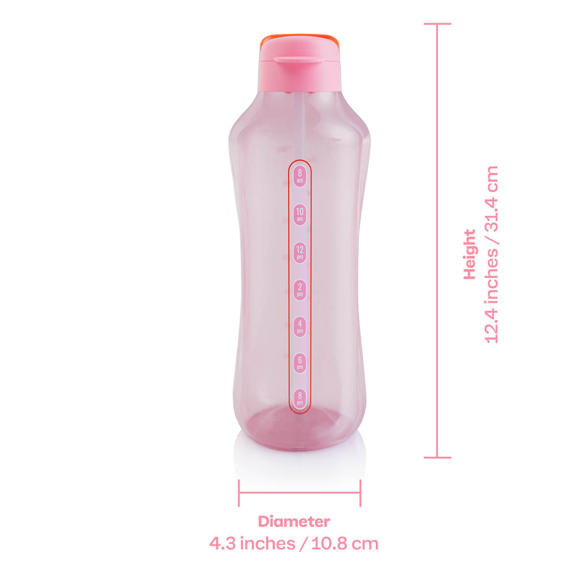 Tupperware? AquaVibe? Water Bottle | 67 oz./2 L (Pink)