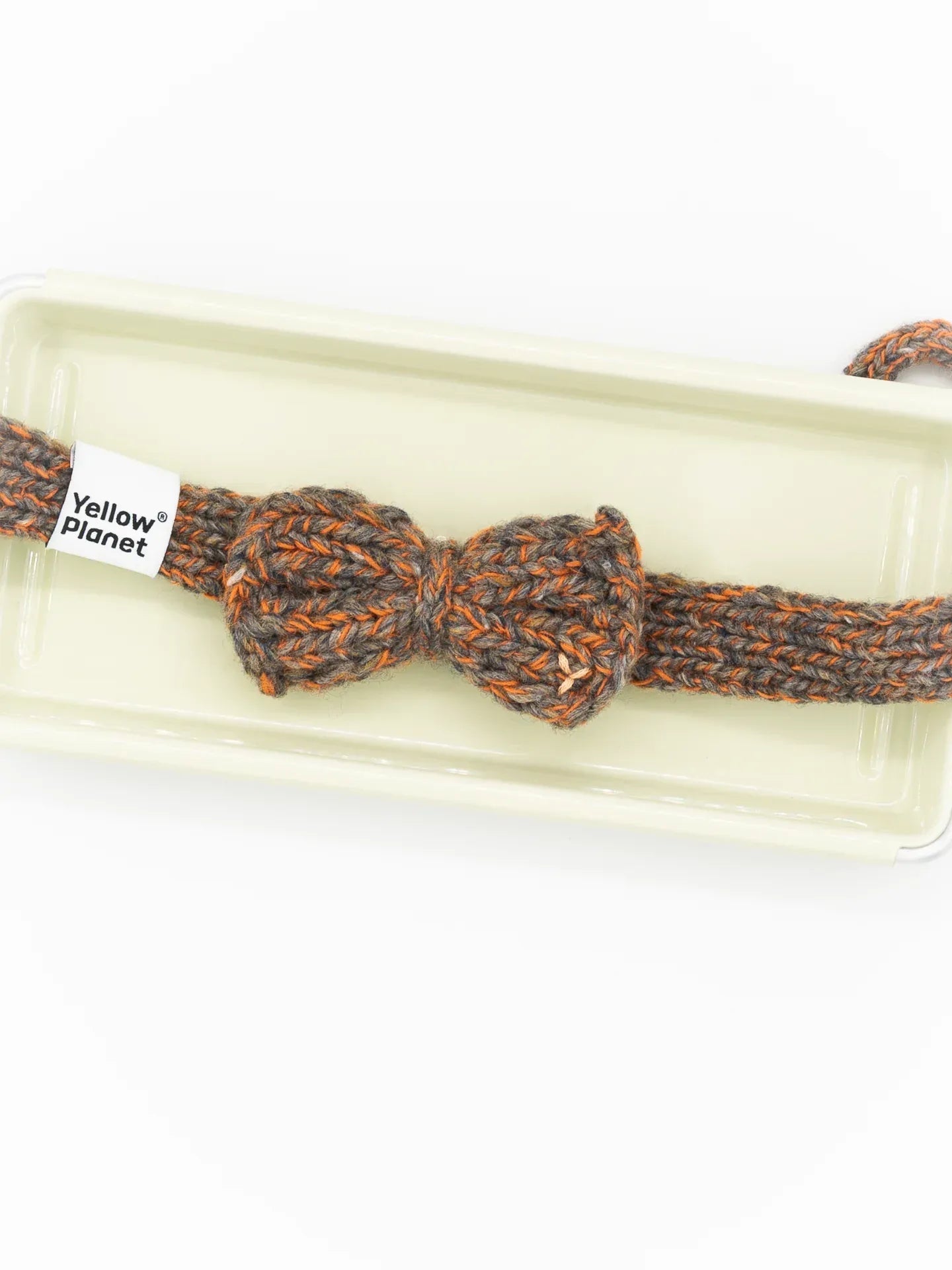 Funky Gentle Dog Series | Hand-Knitted Bow Tie in Alpaca & Wool Blend